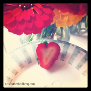strawberry heart