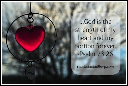God is the strength of my heart