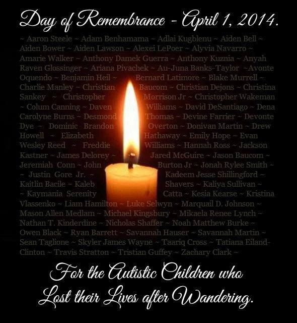 In Remembrance - Children with Autism who Lost their Lives due to Wandering - and why this is so important to me || rebekahmhallberg.com