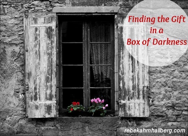 Finding the Gift in a Box of Darkness || rebekahmhallberg.com