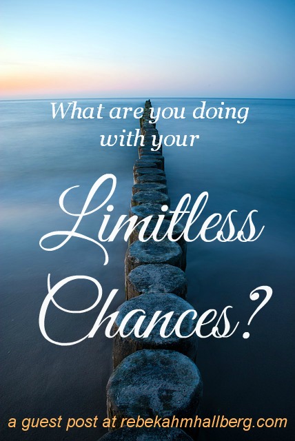 Limitless Chances - A reminder of God's redemption || a guest post at rebekahmhallberg.com