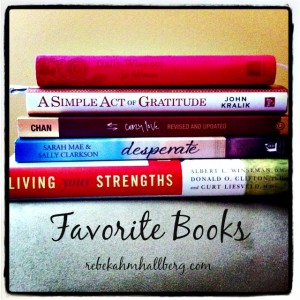 Favorite Books - sharing at The Loft linkup || rebekahmhallberg.com