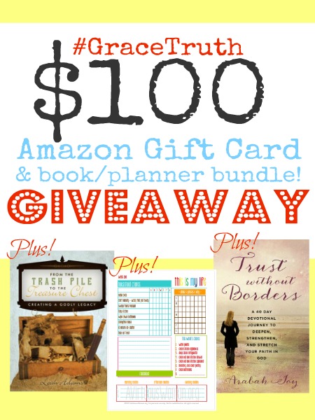 Grace and Truth - a weekly Christian linkup with a giveaway to get us started || rebekahmhallberg.com