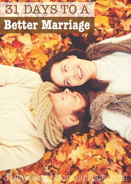31 Days to a Better Marriage - Subscriber Freebie