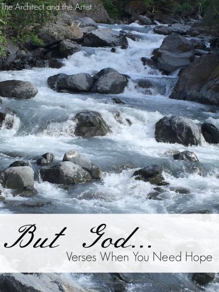 But God - verses of hope - plus the Grace and Truth linkup for Christian bloggers