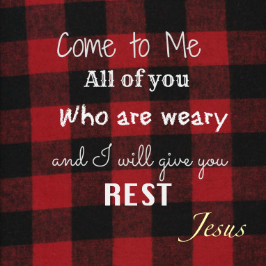 Rest - from Matthew 11 - Jann shares a great reminder to Rest in this week's Grace & Truth linkup