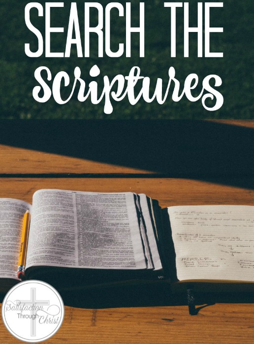Search the Scriptures - Join us for this week's Grace & Truth linkup