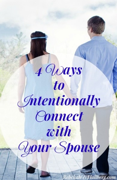 "True love stands...even closer on bad days." Here are 4 ways to intentionally connect with your spouse to make sure you're close on good days and bad days.