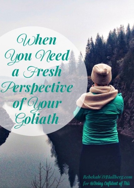 Does your "Goliath" seem too big, even in marriage? Read this encouraging perspective on how to look at your problems.