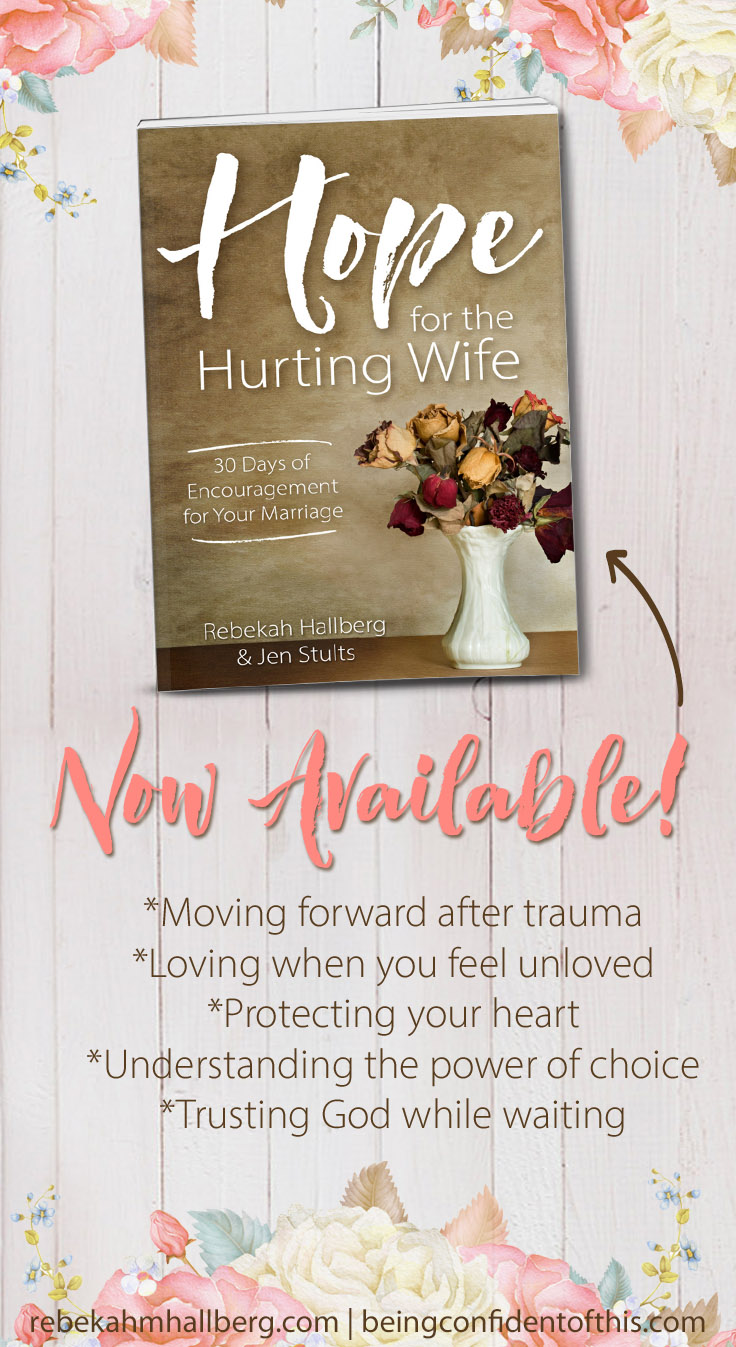 Hope for the Hurting Wife - a 30 day devotional journey that meets hurting and heartbroken wives right in the midst of a difficult marriage and gently encourages them to find hope that truly lasts. 