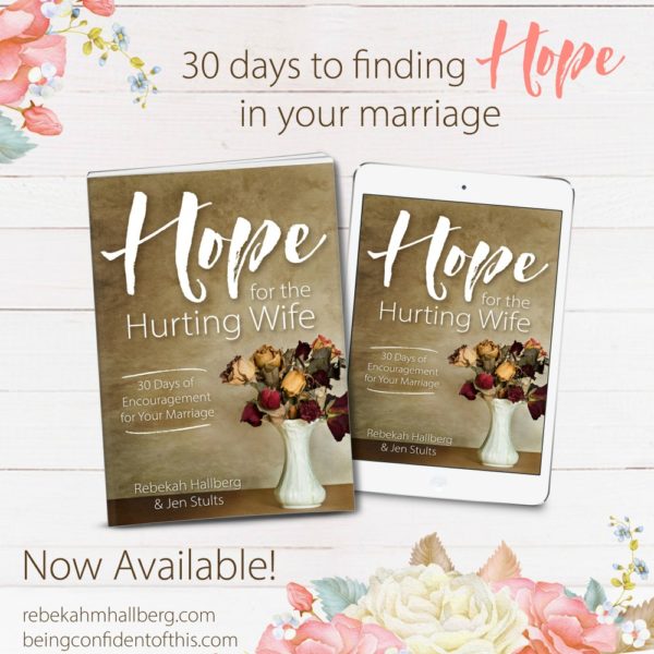 Marriage is hard work and sometimes we feel like we've just lost hope. Hope for the Hurting Wife offers hope and encouragement for struggling wives.